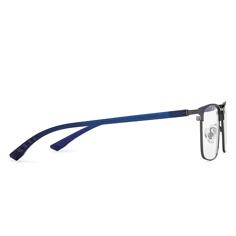 Vincent Chase Online Mid Gunmetal Full Rim Square left side