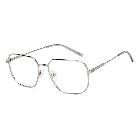 Vincent Chase Mid Gunmetal Full Rim Geometric right side