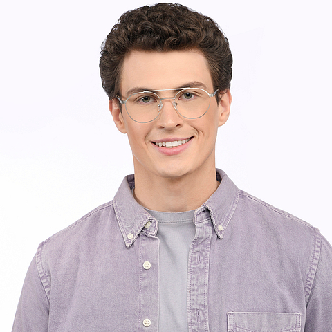 Vincent Chase Online Mid Gunmetal Full Rim Round left side