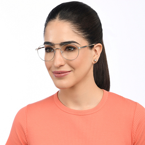 Vincent Chase Online Mid Gunmetal Full Rim Round left side