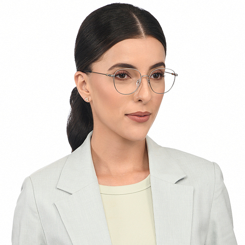 Vincent Chase Online Mid Gunmetal Full Rim Round left side