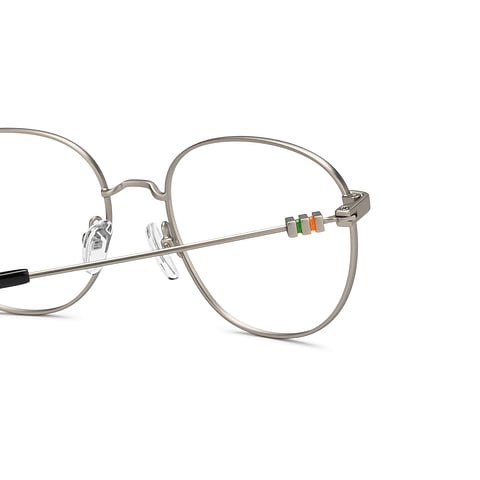 Vincent Chase Online Mid Gunmetal Full Rim Round left side
