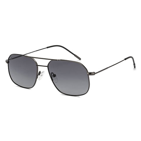 Vincent Chase Polarized Mid Gunmetal Full Rim Rectangle left side