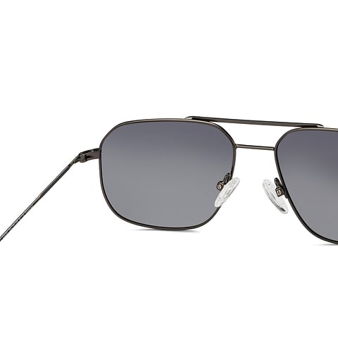 Vincent Chase Polarized Mid Gunmetal Full Rim Rectangle right side