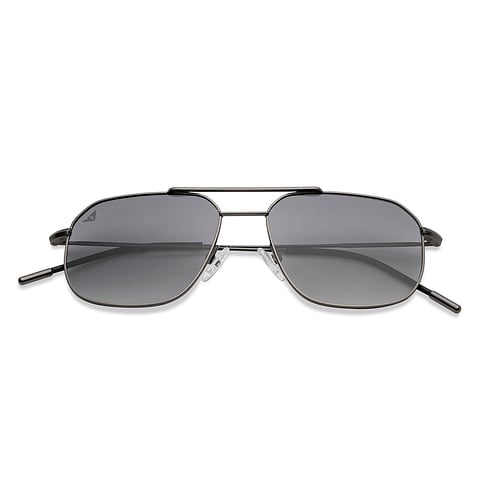 Vincent Chase Polarized Mid Gunmetal Full Rim Rectangle left side