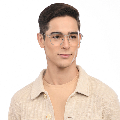 Vincent Chase Online Mid Gunmetal Full Rim Square left side