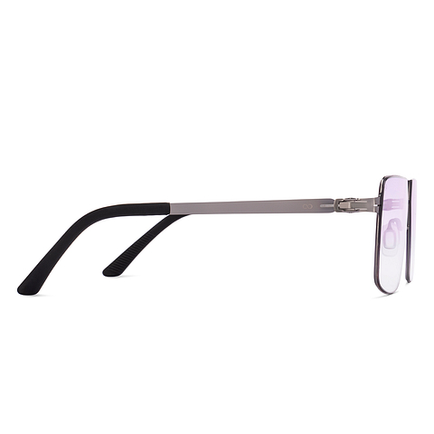 Vincent Chase Online Mid Gunmetal Full Rim Rectangle right side