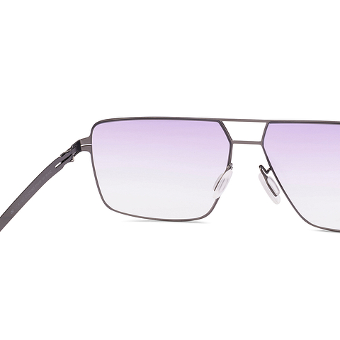 Vincent Chase Online Mid Gunmetal Full Rim Rectangle left side