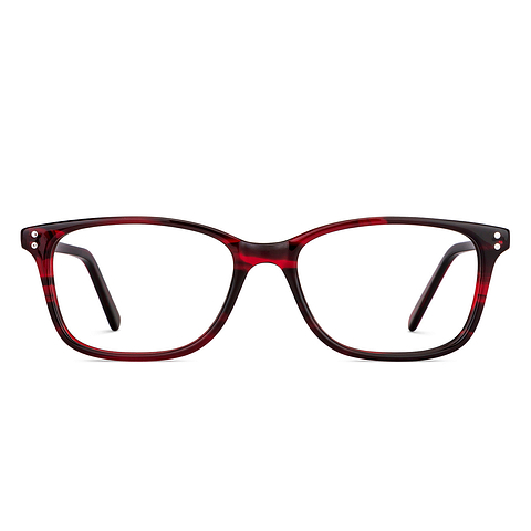Vincent Chase Online Red Transparent Full Rim Rectangle left side