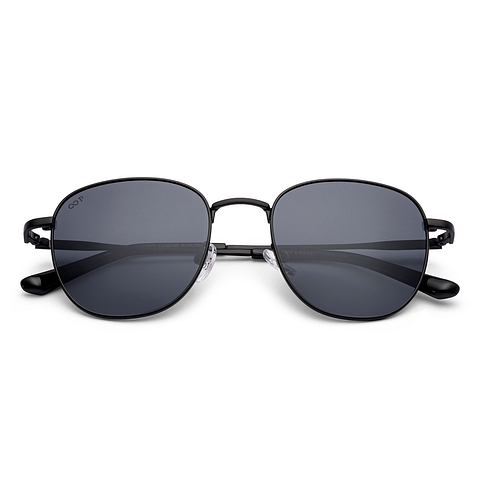 Vincent Chase Polarized Black Full Rim Round left side