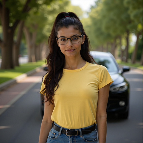 Vincent Chase Black Full Rim Rectangle right side