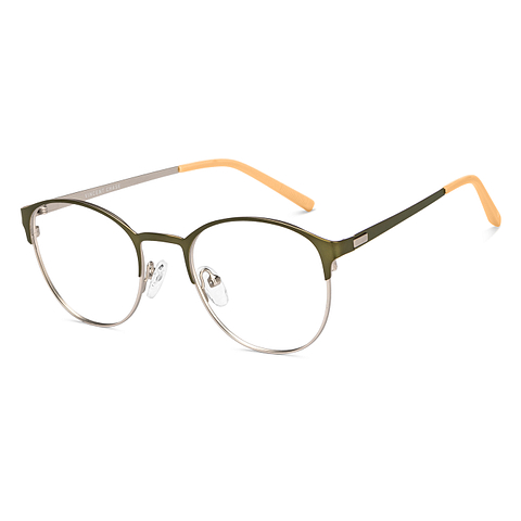 Vincent Chase Online Olive Green Full Rim Round right side