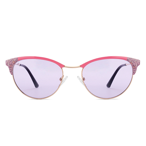 Buy Pink Gold Pink Multicolor Full Rim Cat eye Vincent Chase
