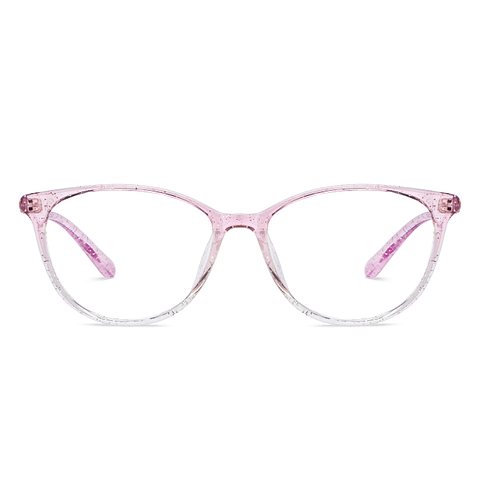 Vincent Chase Online Pink Transparent Full Rim Cat Eye left side