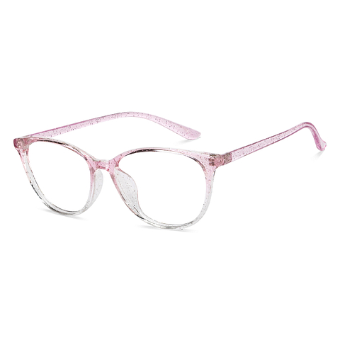 Vincent Chase Online Pink Transparent Full Rim Cat Eye right side