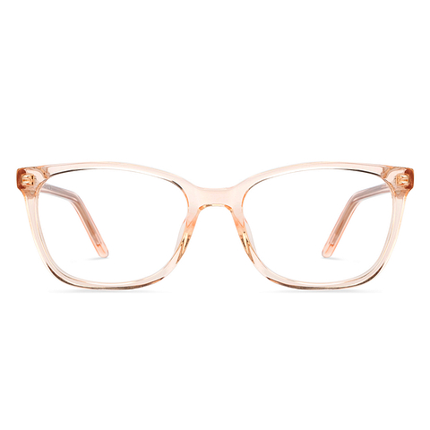 Vincent Chase Pink Transparent Full Rim Rectangle right side