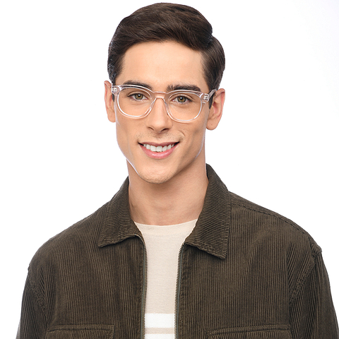 Vincent Chase Online Pink Transparent Full Rim Square left side
