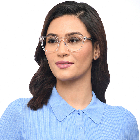 Vincent Chase Online Pink Transparent Full Rim Square right side