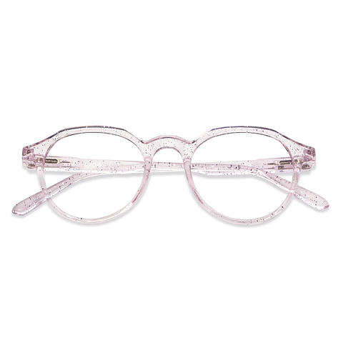 Vincent Chase Online Pink Transparent Full Rim Round left side