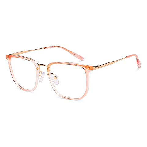 Vincent Chase Pink Transparent Full Rim Square right side
