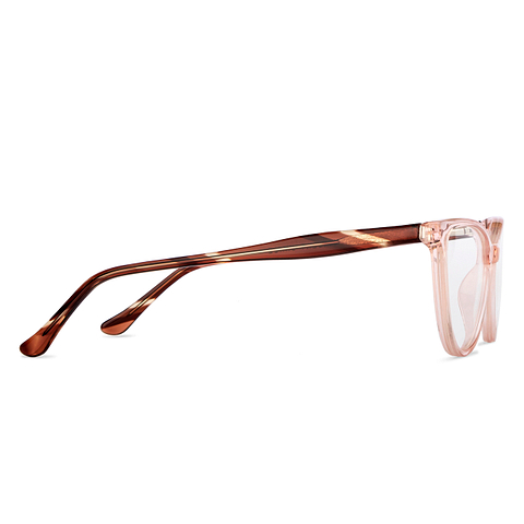 Vincent Chase Online Pink Transparent Full Rim Cat Eye right side