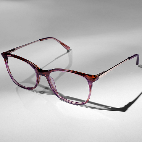 Vincent Chase Purple Full Rim Cat Eye left side Vincent Chase Purple Full Rim Cat Eye left side