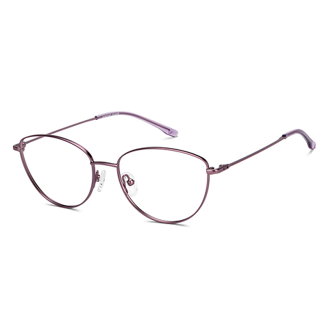 Buy Purple Full Rim Cat Eye Vincent Chase SLEEK STEEL VC E16789-C2
