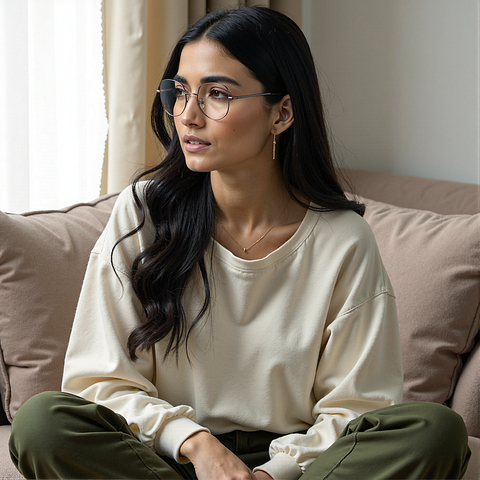 Buy Purple Full Rim Geometric Vincent Chase SLEEK STEEL VC