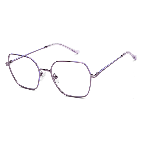 Buy Purple Full Rim Geometric Vincent Chase SLEEK STEEL VC E16655