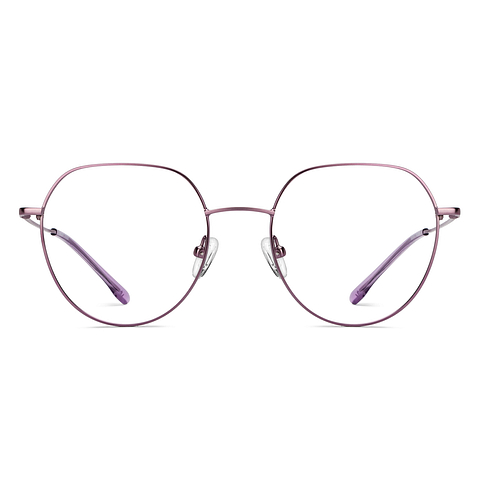 Buy Purple Full Rim Round Vincent Chase Sleek Steel VC E16906-C3