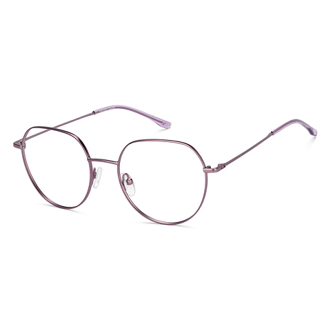 Buy Purple Full Rim Round Vincent Chase Sleek Steel VC E16906-C3