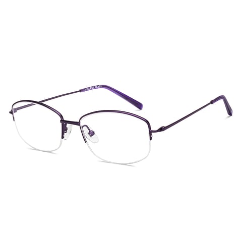 Vincent Chase Online Purple Half Rim Geometric left side