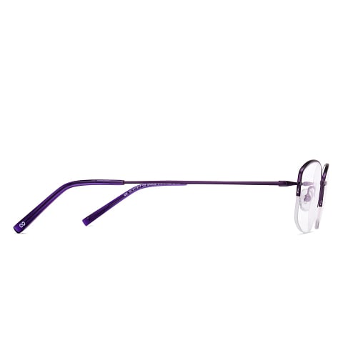 Vincent Chase Online Purple Half Rim Geometric left side