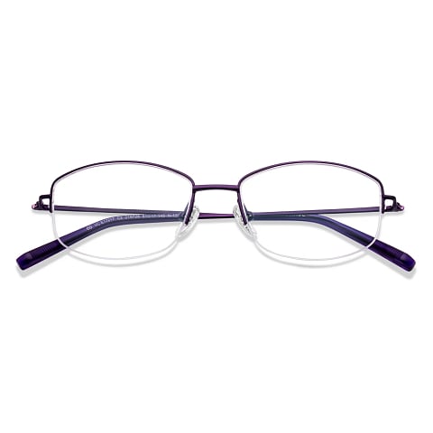 Vincent Chase Online Purple Half Rim Geometric left side
