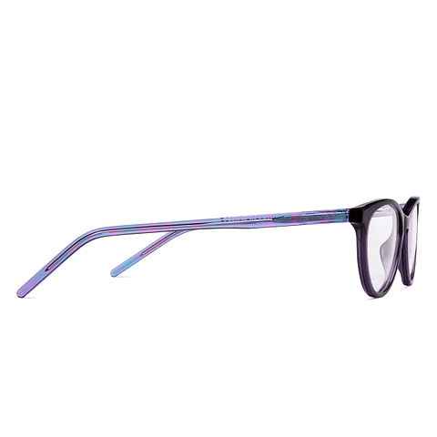 Vincent Chase Online Purple Transparent Full Rim Cat Eye left side
