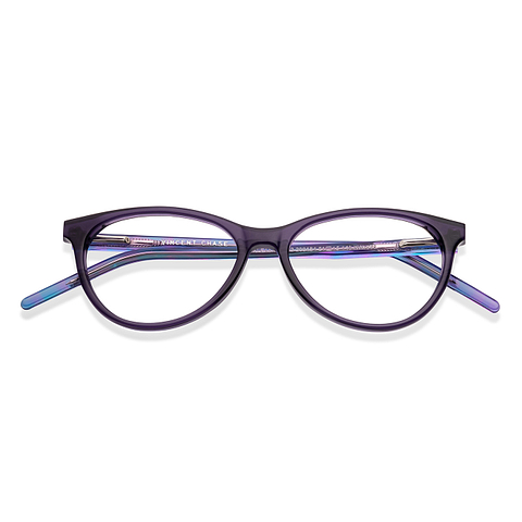 Vincent Chase Online Purple Transparent Full Rim Cat Eye left side
