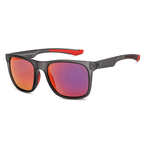 Buy Red Mirror Grey Full Rim Square Vincent Chase Polarized