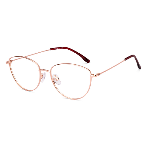 Vincent Chase Rose Gold Full Rim Cat Eye left side Vincent Chase Rose Gold Full Rim Cat Eye left side
