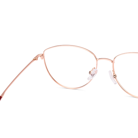Vincent Chase Rose Gold Full Rim Cat Eye right side Vincent Chase Rose Gold Full Rim Cat Eye right side