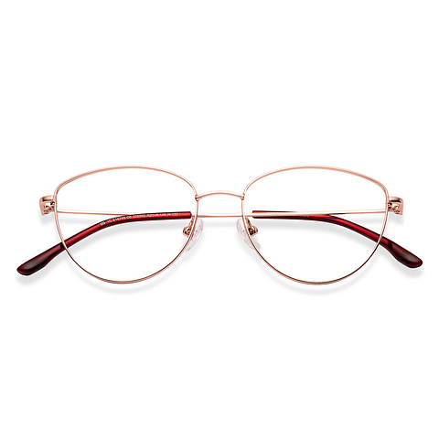 Vincent Chase Rose Gold Full Rim Cat Eye left side Vincent Chase Rose Gold Full Rim Cat Eye left side