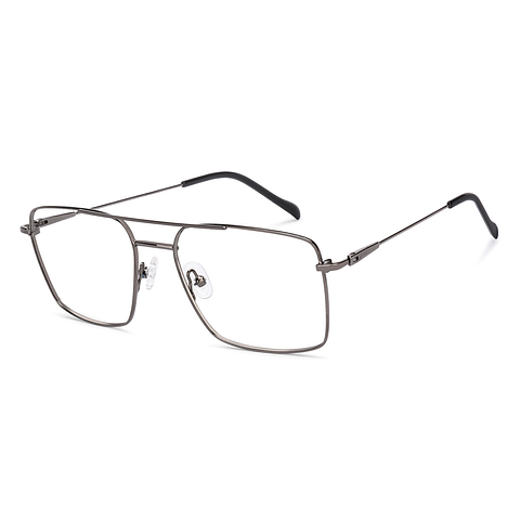 Vincent Chase Online Silver Full Rim Rectangle left side