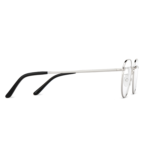 Vincent Chase Online Silver Full Rim Round left side