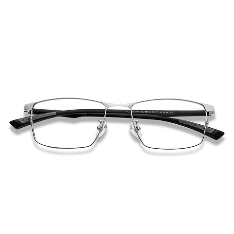 Vincent Chase Online Silver Full Rim Rectangle left side