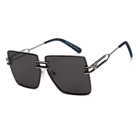 Vincent Chase Online Silver Rimless Rectangle right side