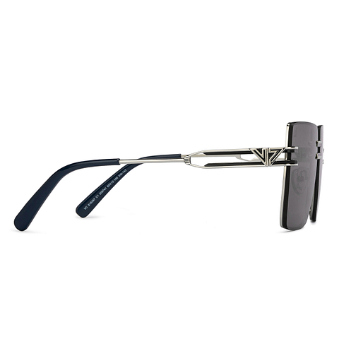 Vincent Chase Online Silver Rimless Rectangle left side