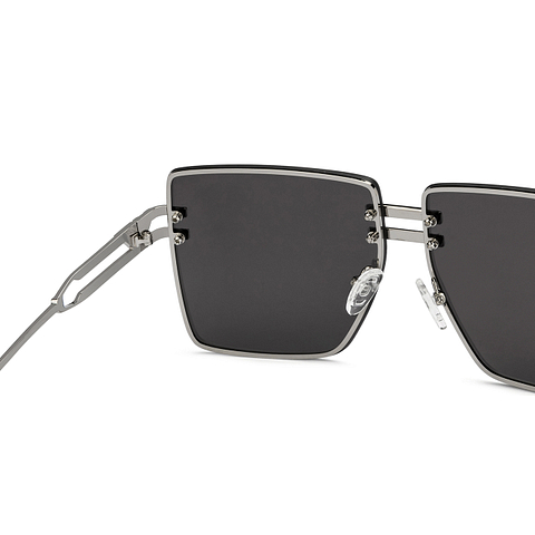 Vincent Chase Online Silver Rimless Rectangle right side