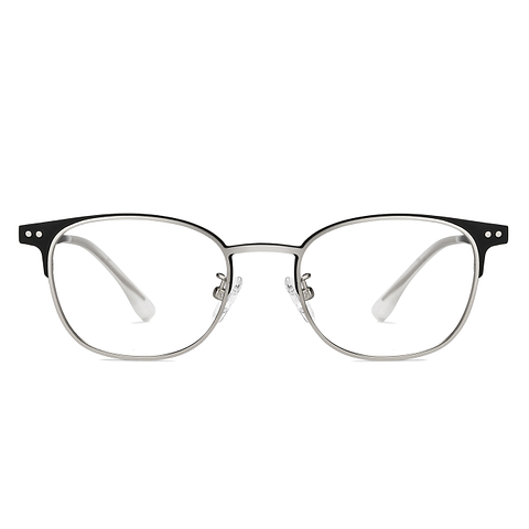 Vincent Chase Online Silver Full Rim Round left side