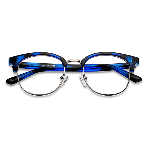 Vincent Chase Online Black Full Rim Round left side
