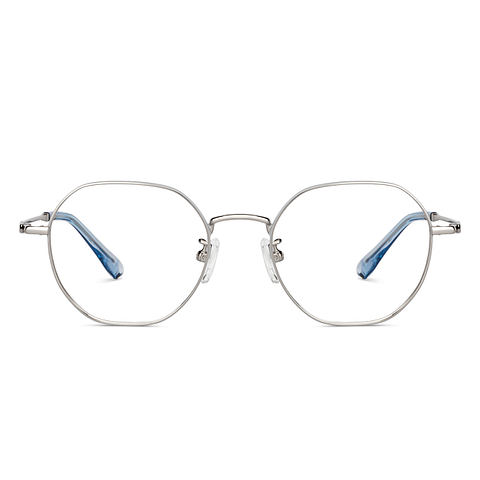 Vincent Chase Silver Full Rim Round right side