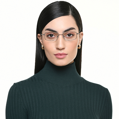 فينسنت تشيس فضي حافة كاملة المستطيل left side